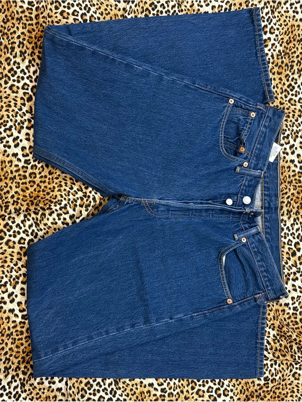 Levi's Dark Blue Straight Leg Jeans
